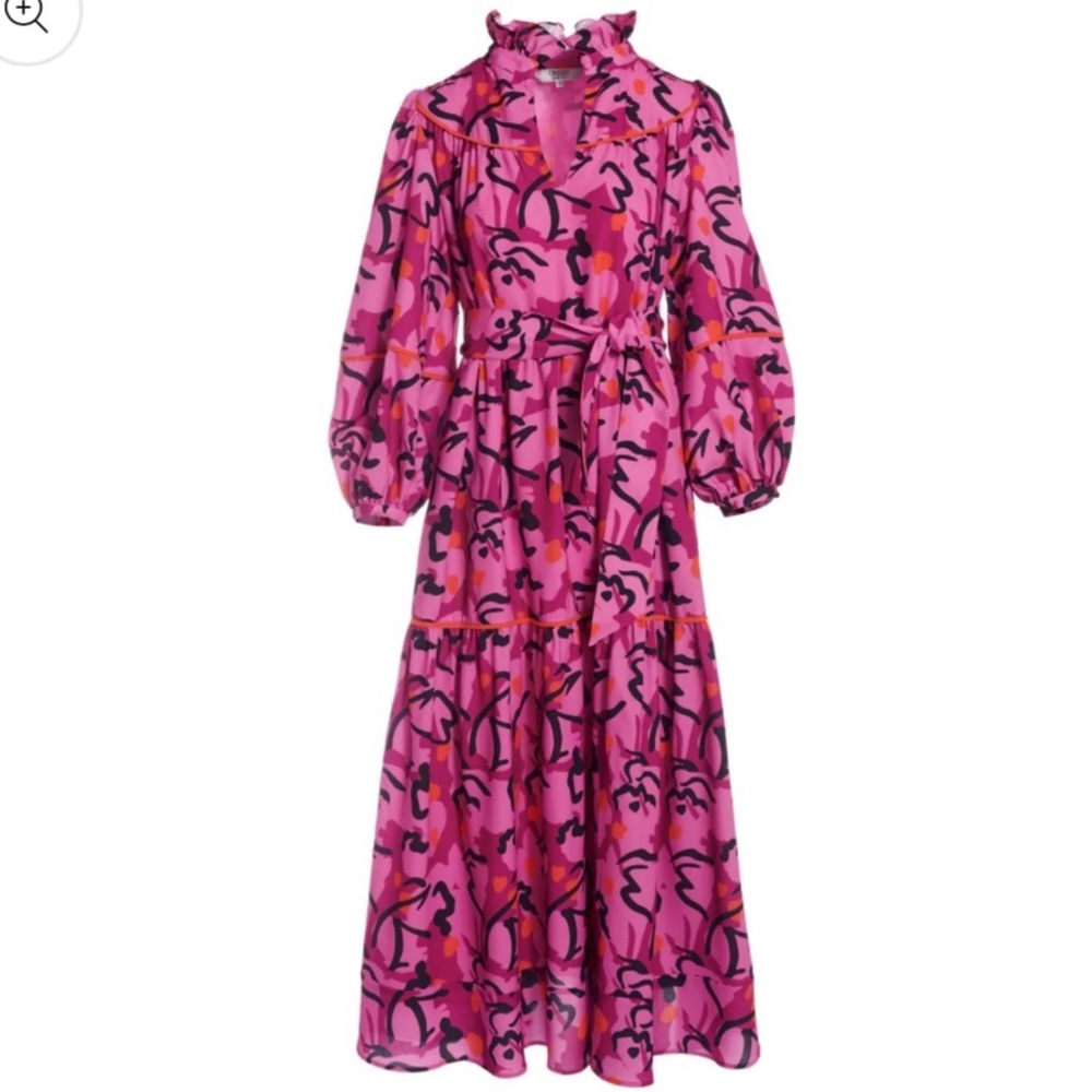 Tuckernuck Pink and Black Maxi Dress